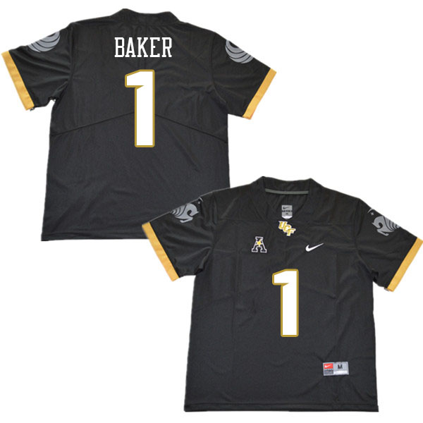 Youth #1 Javon Baker UCF Knights College Football Jerseys Stitched Sale-Black